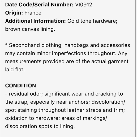 LouisVuitton SaumurCrossbody authenticated by EBTH - Picture 14 of 14